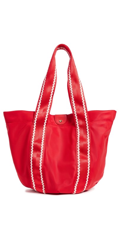 Stoney Clover Lane Bucket Beach Tote Tomato