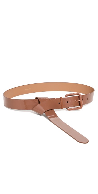 Zimmermann Patent Long Tail Jean Belt 30 Macadamia