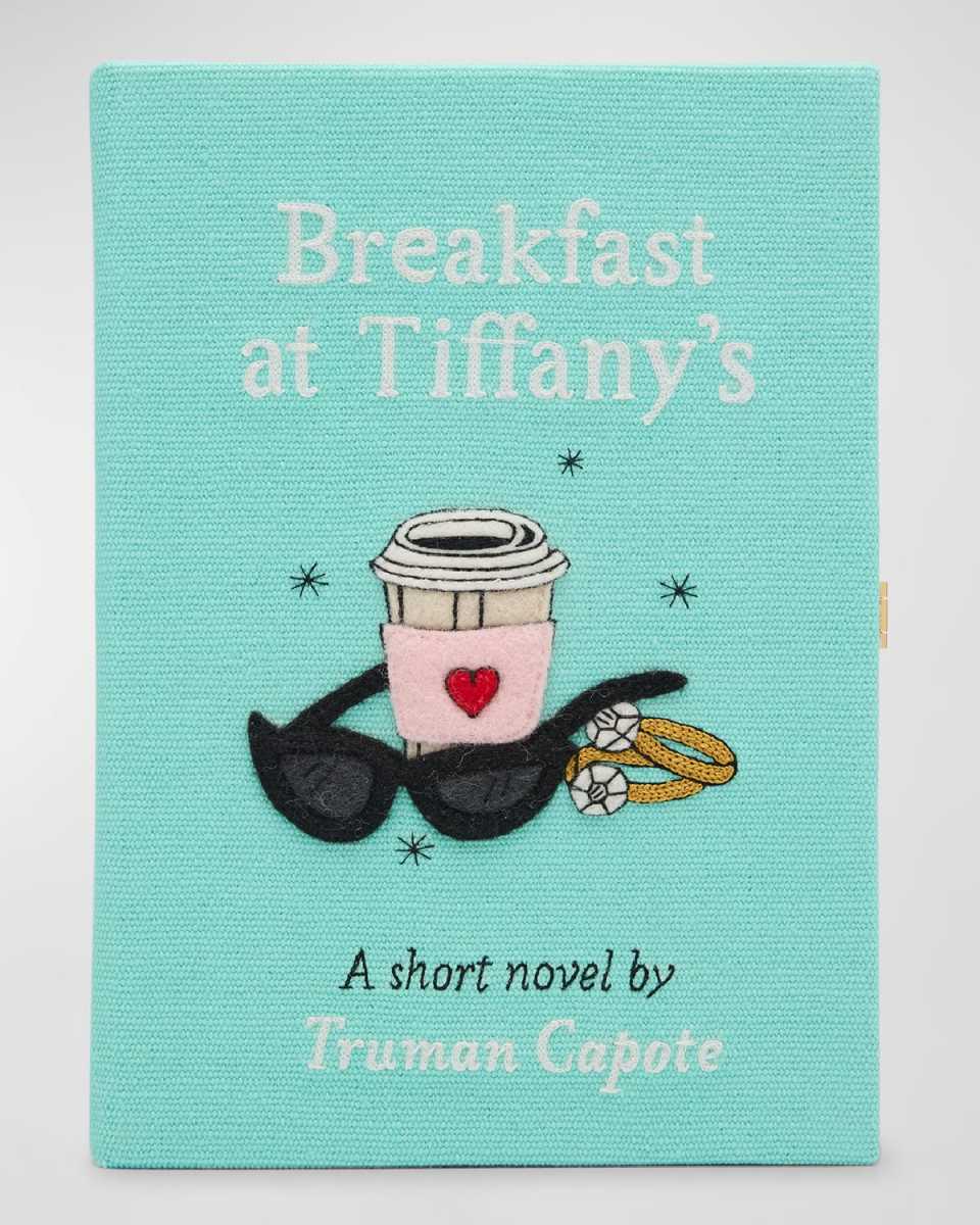 Breakfast at Tiffany's Book Clutch Bag