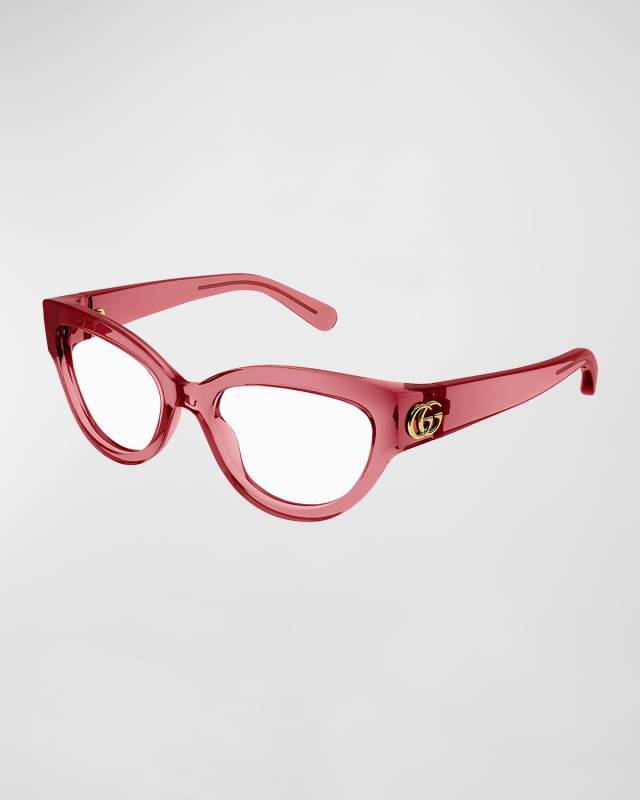 GG Plastic Cat-Eye Glasses