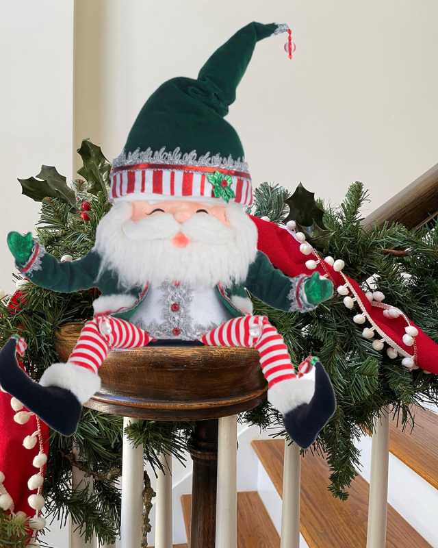 Peppermint Palace Chubby Santa Lanky Leg Doll