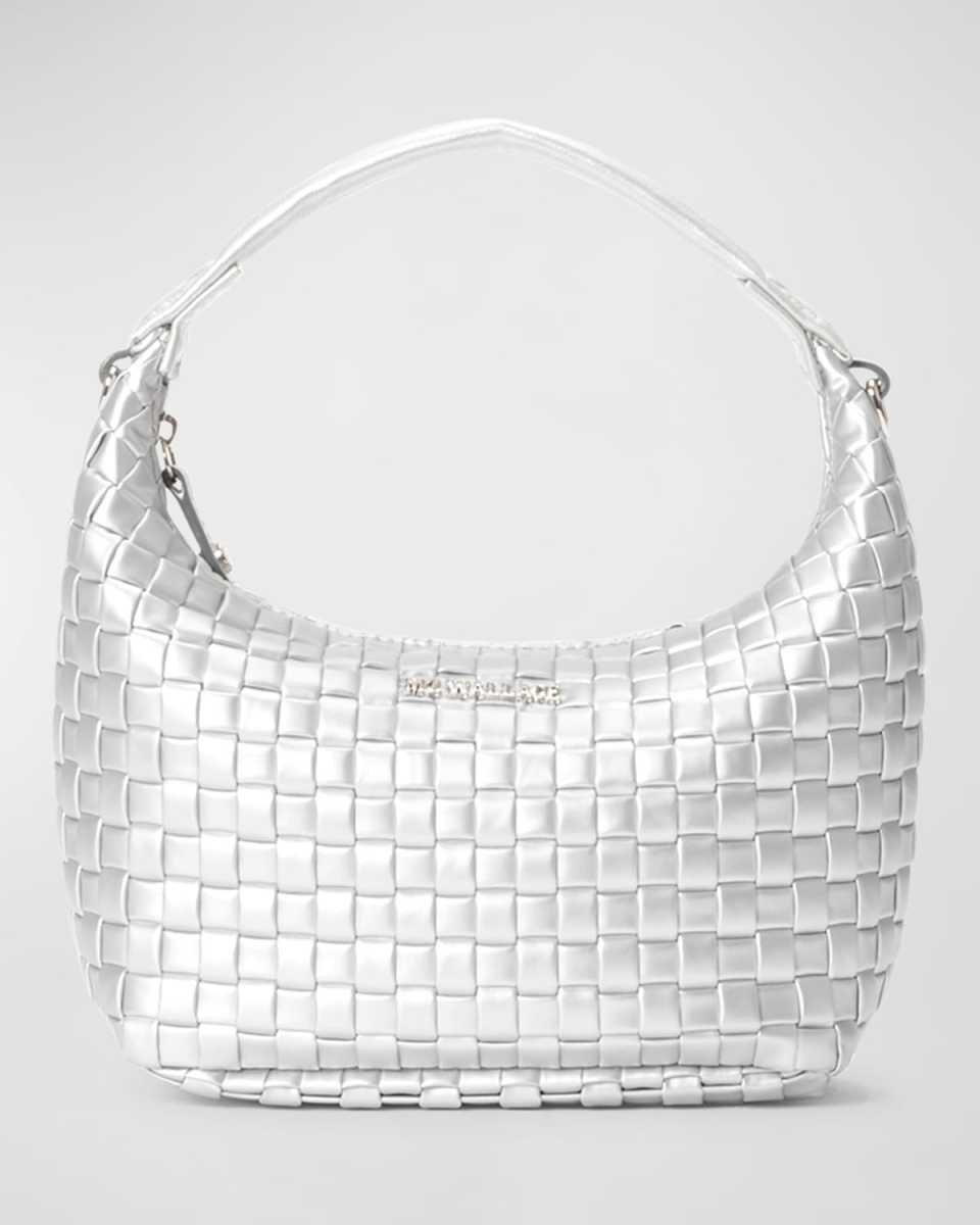 Mini Woven Hobo Bag