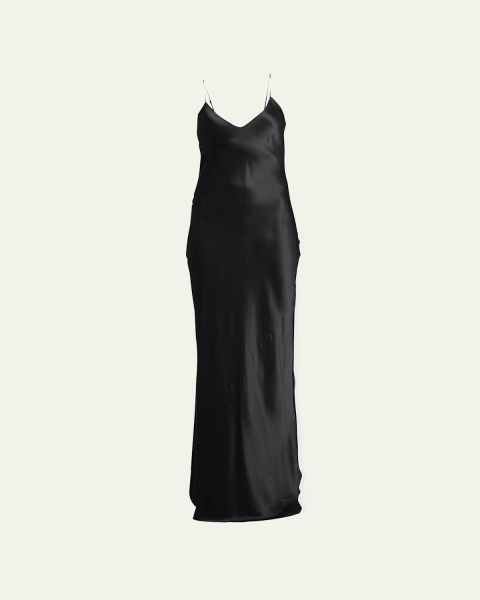 Silk Satin Slip Gown
