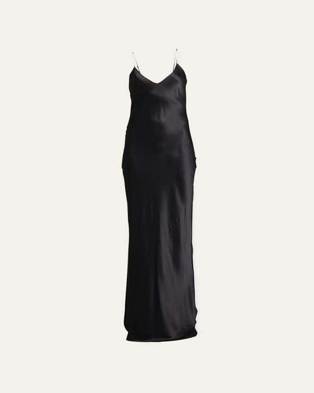 Silk Satin Slip Gown