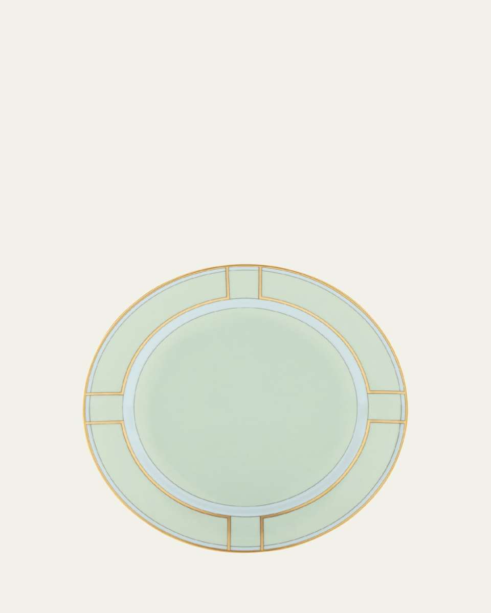 Diva Dessert Plate, Verde