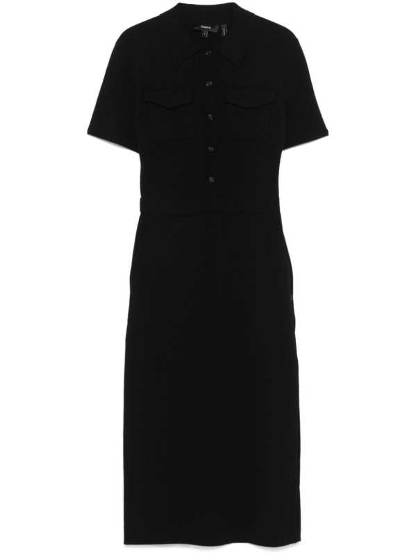 Military midi dress