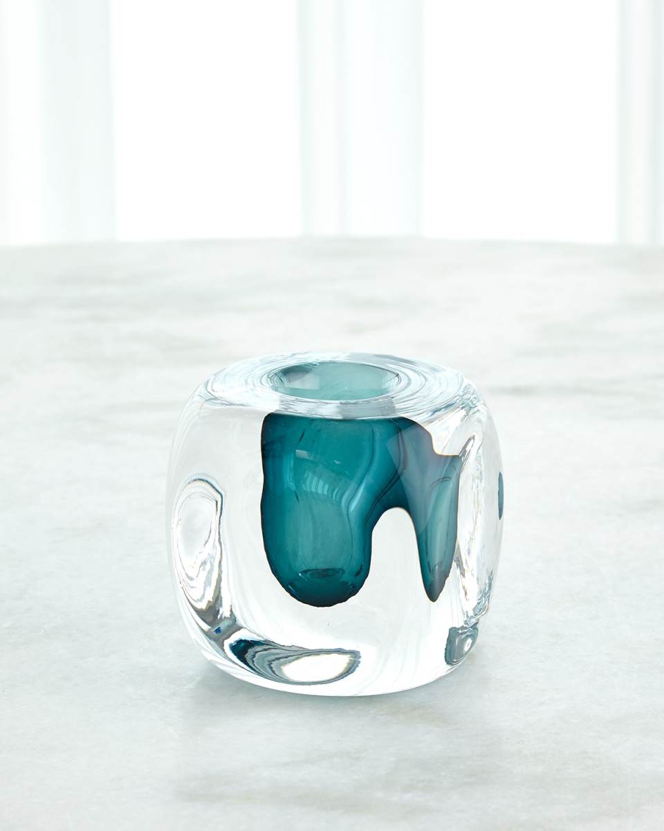 Glass Square Vase
