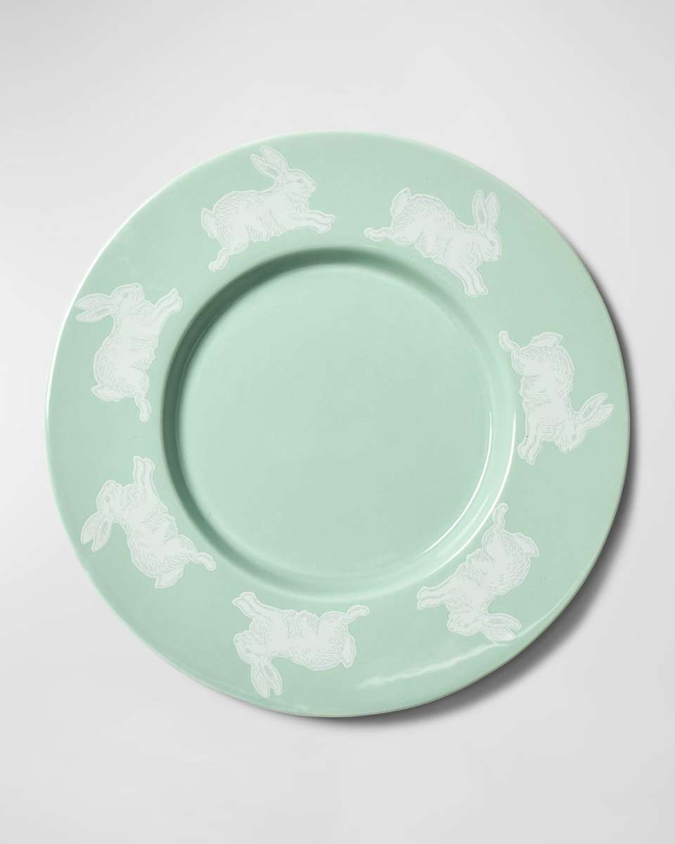 Speckled Rabbit Rimmed Salad Plate