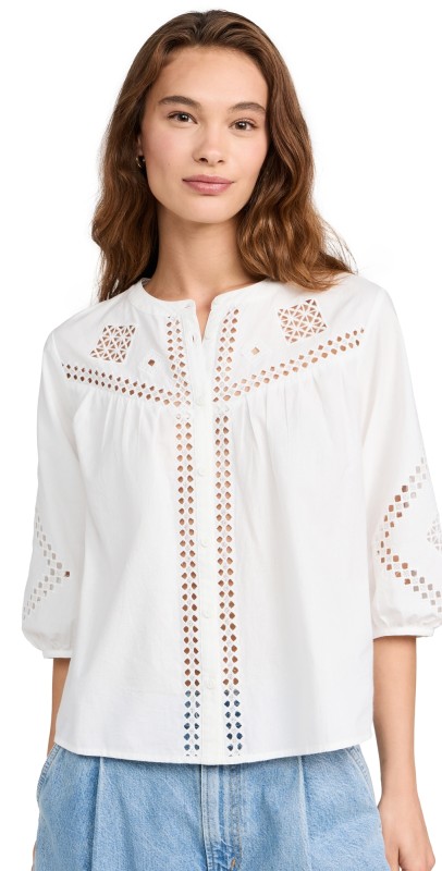ba & sh Lirkin Shirt Blanc