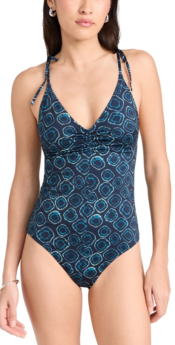 Ulla Johnson Dali Maillot Aquamarine