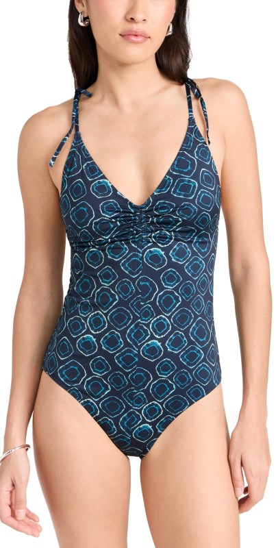Ulla Johnson Dali Maillot Aquamarine