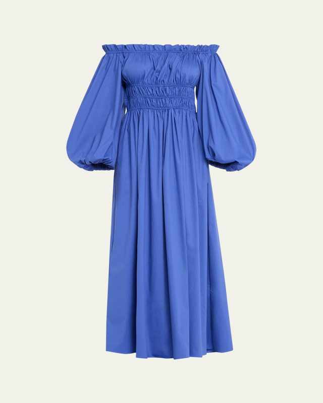 Raquela Off-Shoulder Ruffle Maxi Dress