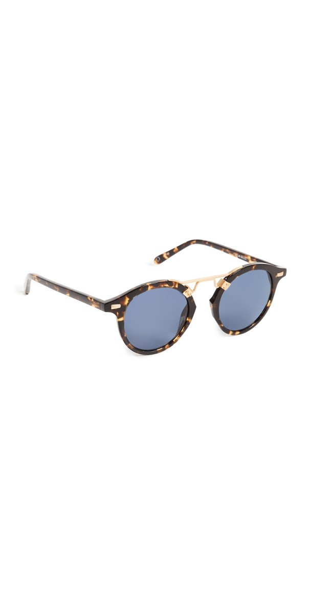 Krewe St. Louis Sunglasses Tortoise/Blu