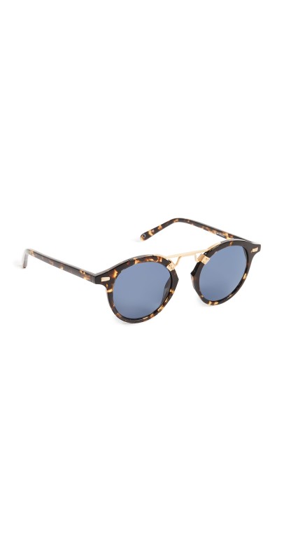 Krewe St. Louis Sunglasses Tortoise/Blu