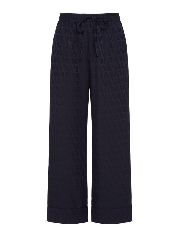 Valentino Pantalons Décontractés - Bleu