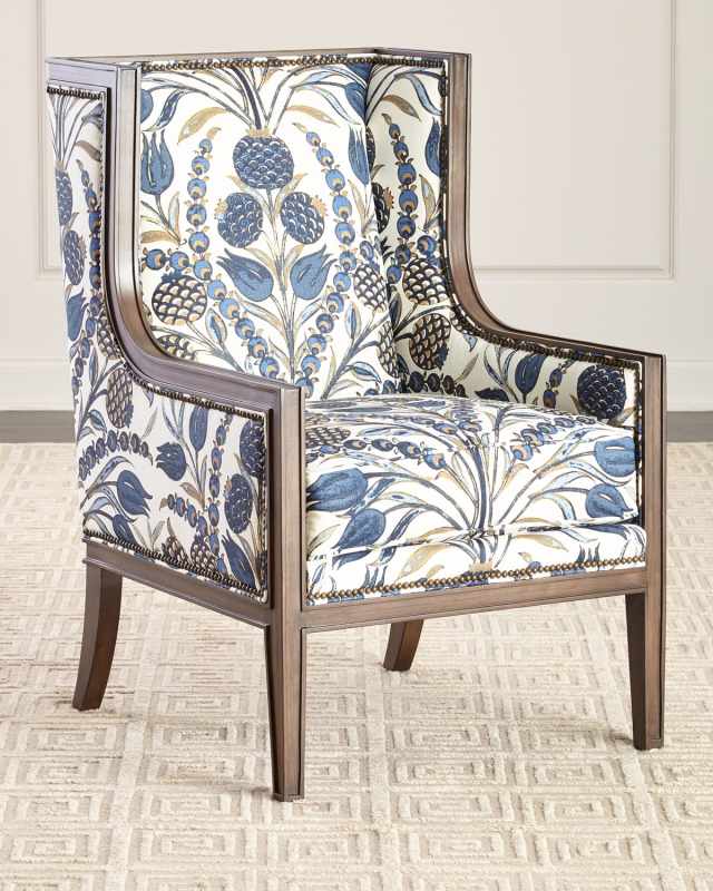 Ember Linen Accent Chair