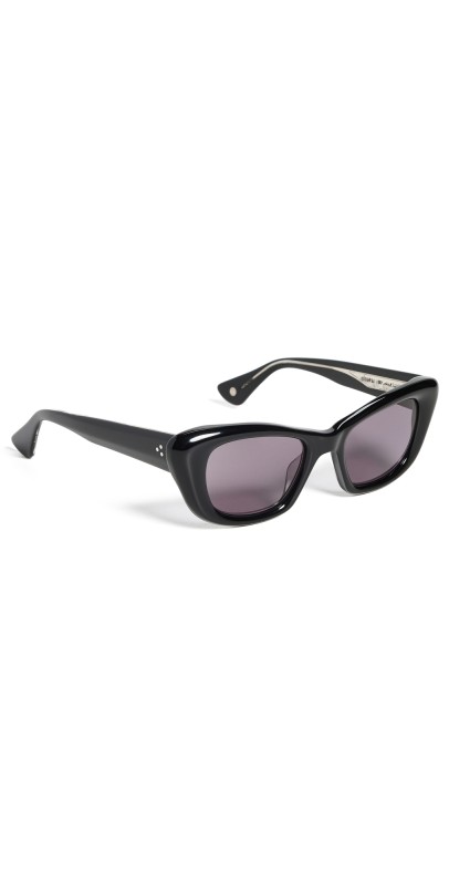 GARRETT LEIGHT Sierra Sunglasses Black/Black Currant