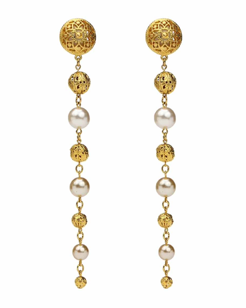 Multi-Drop Dangle Clip Earrings