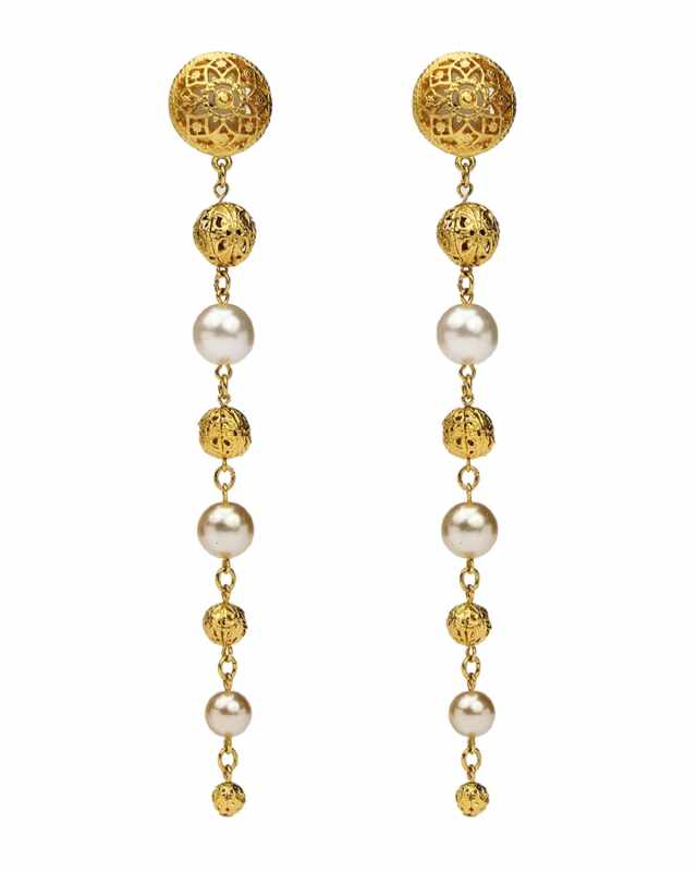 Multi-Drop Dangle Clip Earrings
