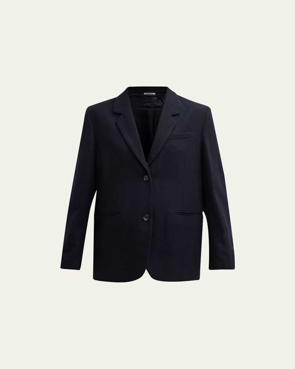 Tailored Wool Suit Jacket
