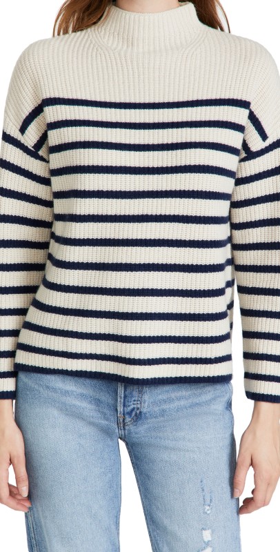 RAILS Claudia Sweater Cream Navy Stripe