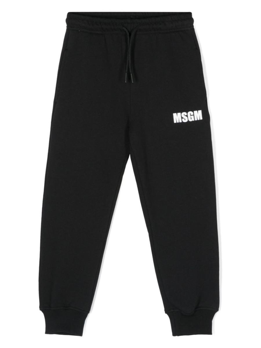 logo-print track pants