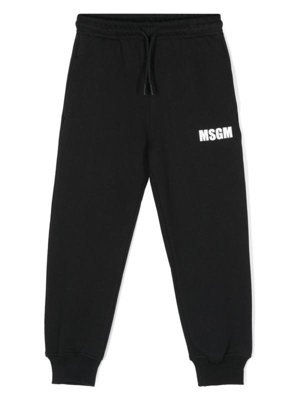 logo-print track pants