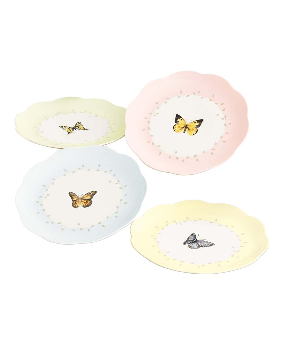 Butterfly Meadow Dessert Plates, Set of 4