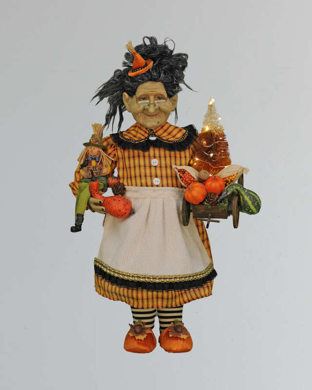 Lighted Fall Harvest Witch