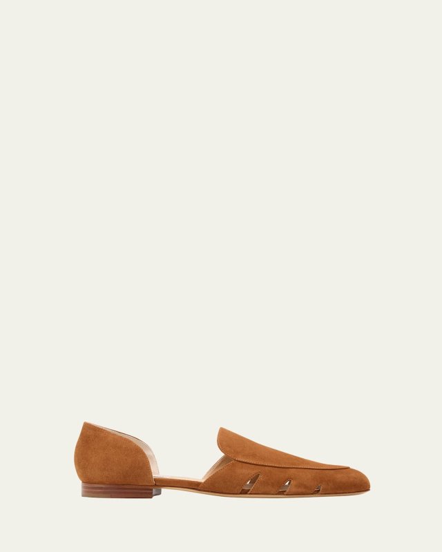 Rory Suede Ballerina Loafers