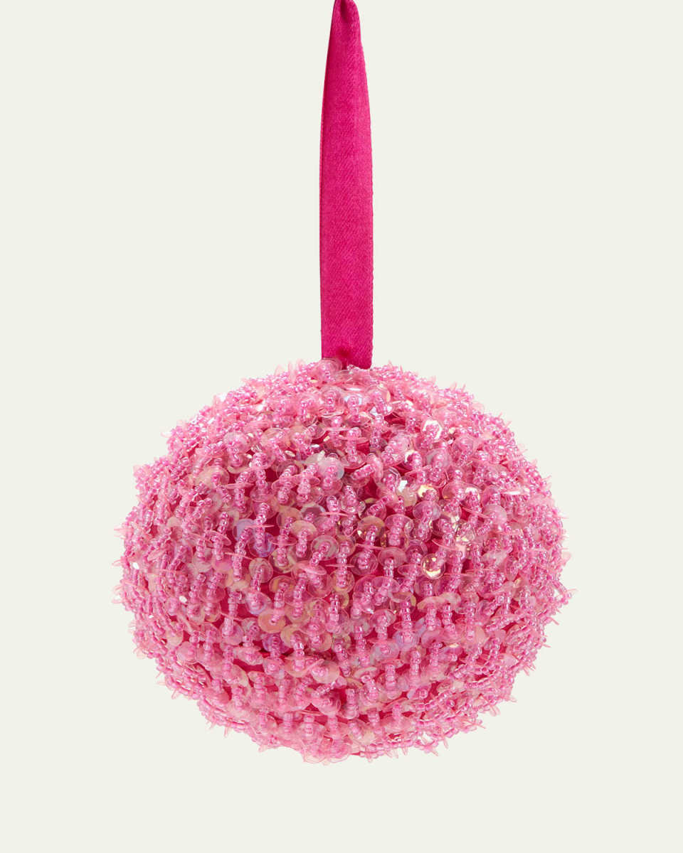 Sequin Ball Beaded Ornament