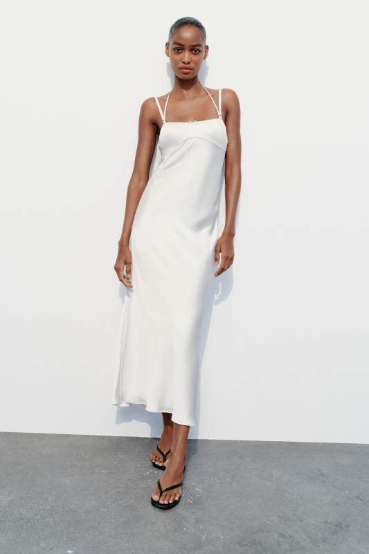 ZARA MIDI SLIP DRESS