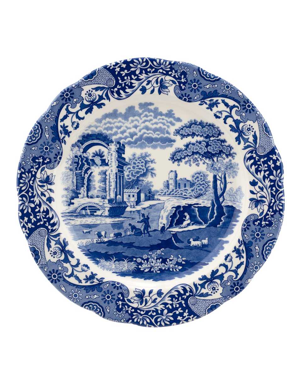 Blue Italian Charger Plate