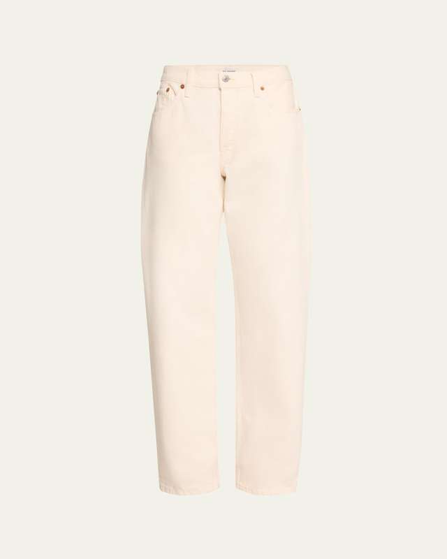Loose Long Straight-Leg Jeans