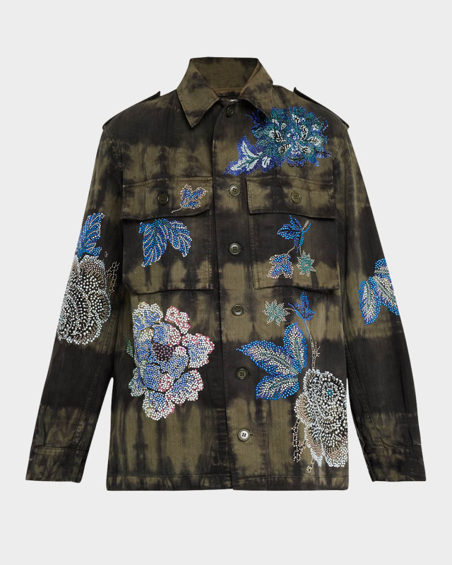 Luxe Bouquet French Military Jacket