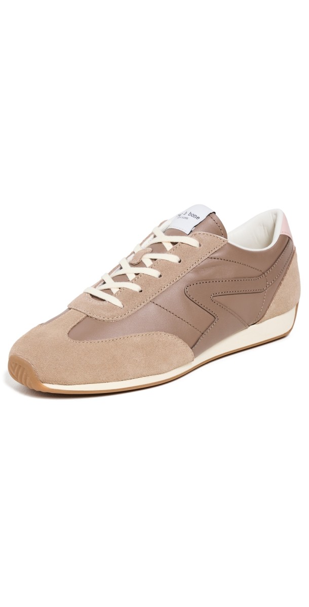 rag & bone Retro Runner Slim Sneakers Mushroom