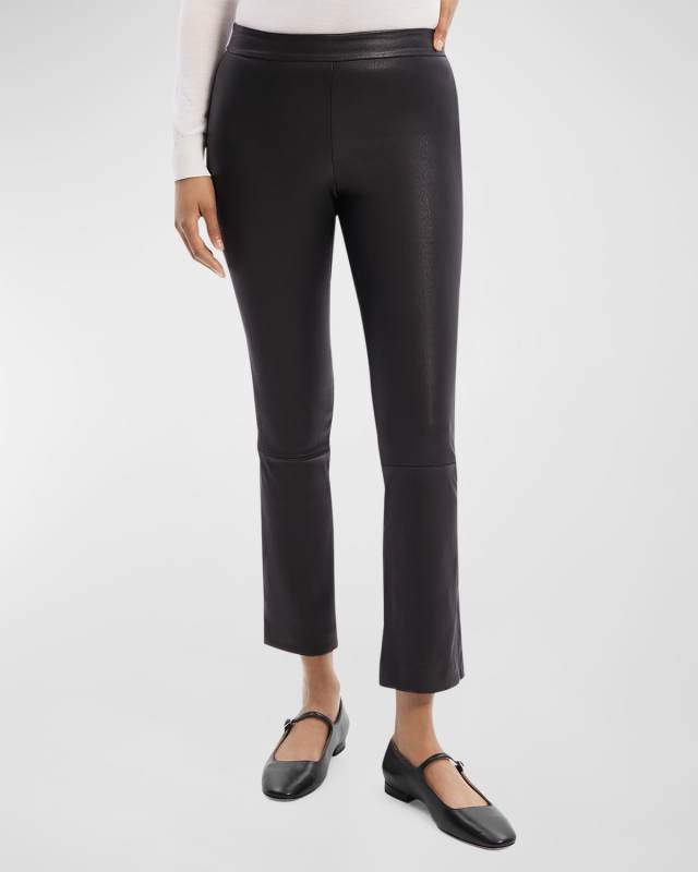 Urban Leather Slim Kick Pants
