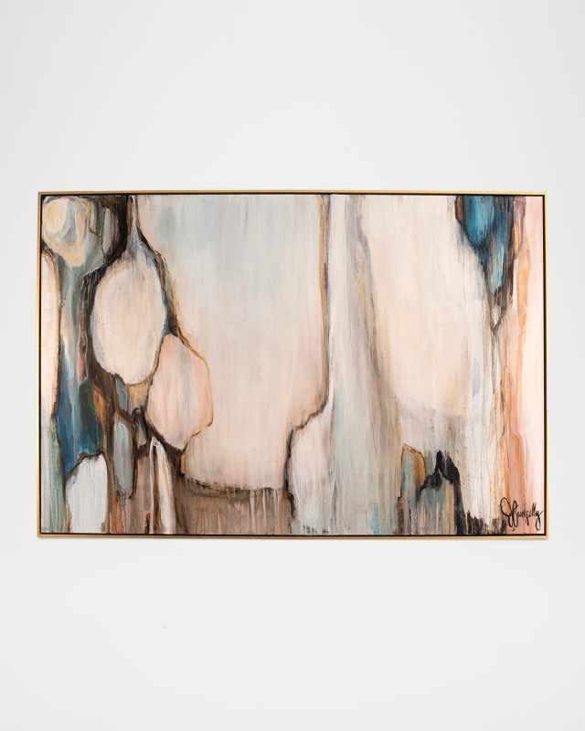 "Desert Rain" Hand-Embellished Giclee