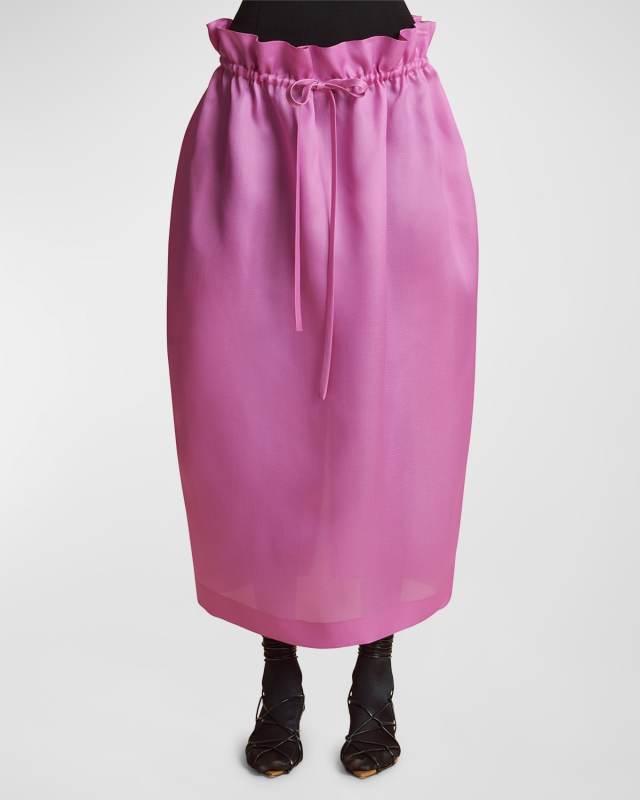 Ember Drawstring Midi Skirt