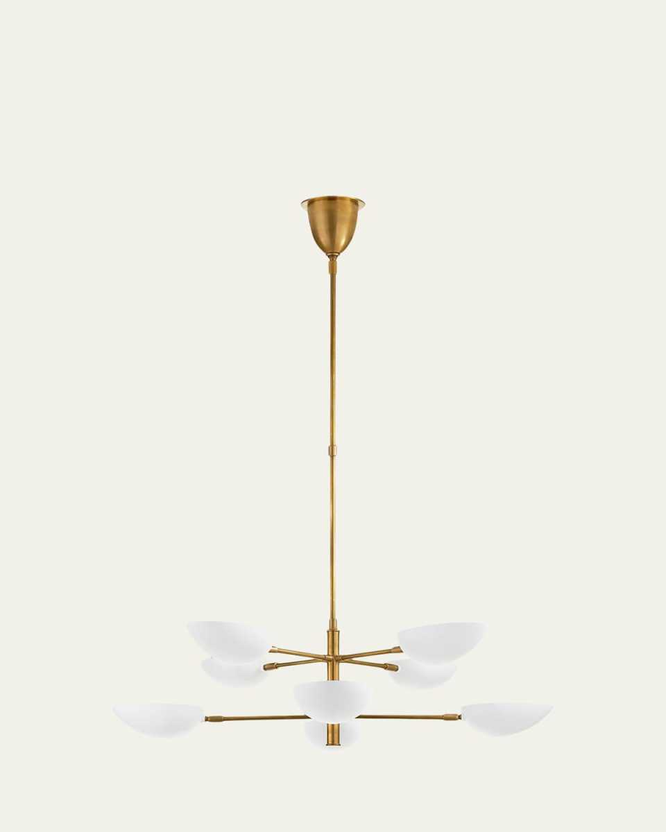 Graphic Large Two Tier Chandelier By AERIN