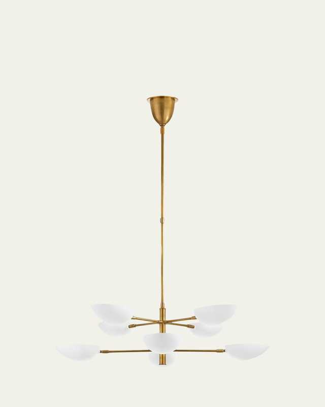 Graphic Large Two Tier Chandelier By AERIN