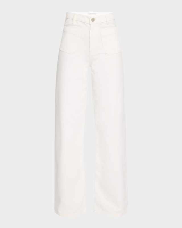 Isadora Stretch Corduroy Straight-Leg Pants