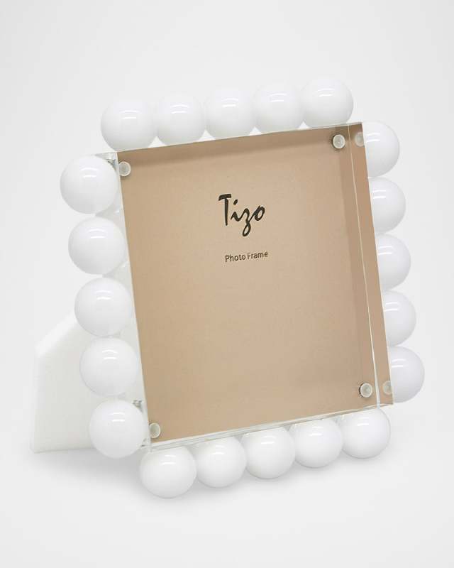 LUCITE BUBBLES FRAME, 4" x 4"