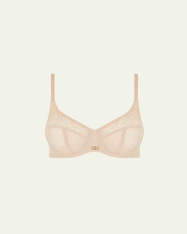 Underwire Three-Part Lace Bra