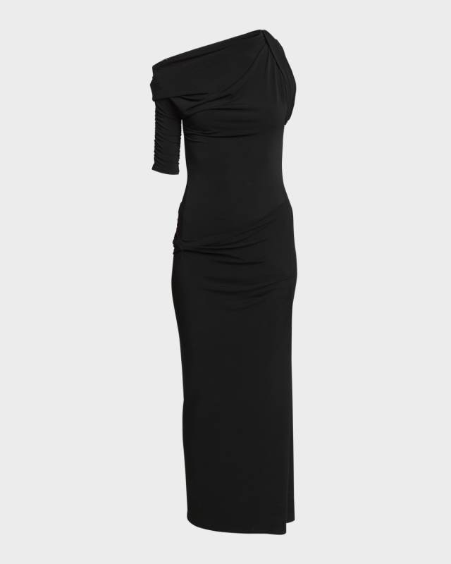 Long Draped Dress