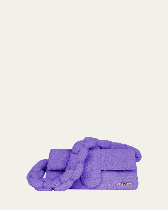 Le Bambidou Shearling Shoulder Bag