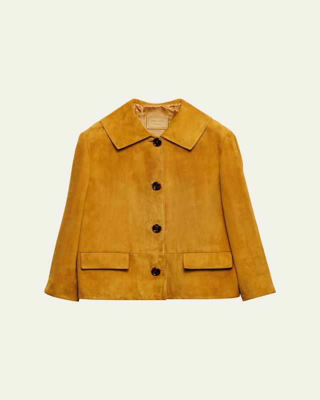 Waxed Suede Jacket