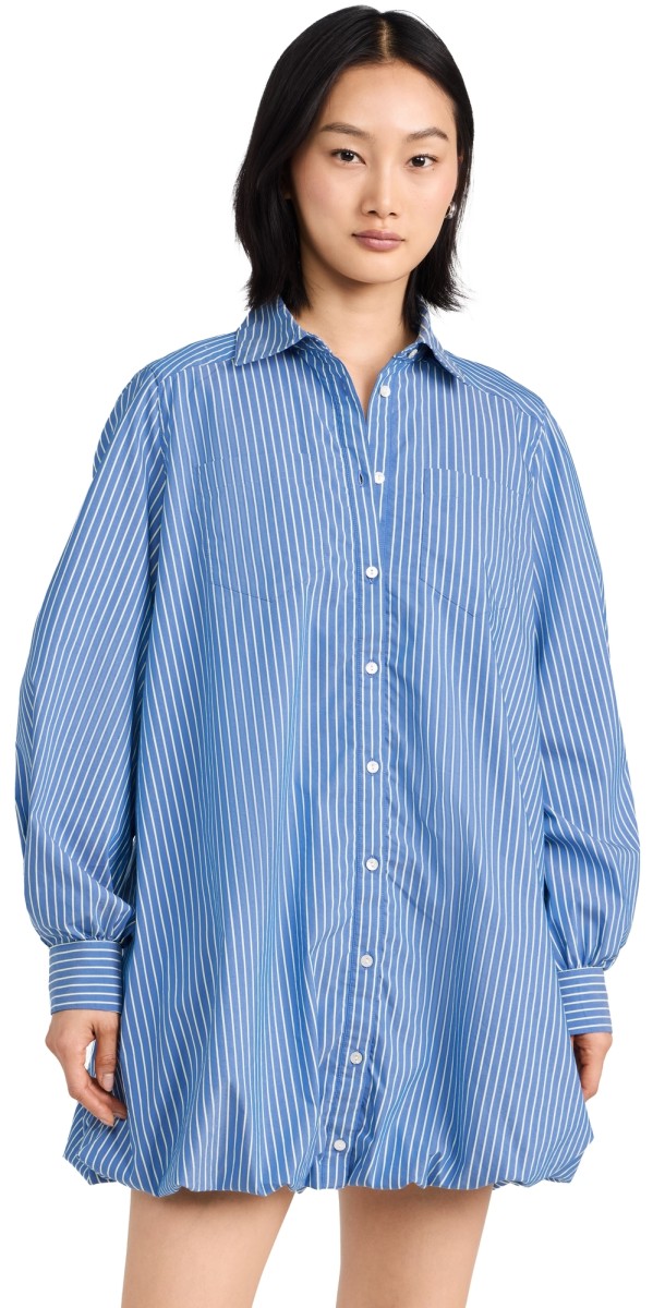 Cinq à Sept Sutton Dress Oxford Blue/Chamomile