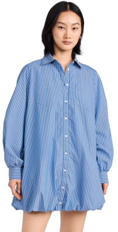 Cinq à Sept Sutton Dress Oxford Blue/Chamomile