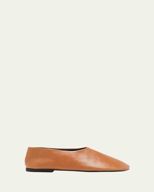 Glove Leather Ballerina Flats